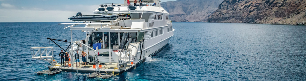 Nautilus Belle Amie luxury liveaboard Socorro & Guadalupe Islands