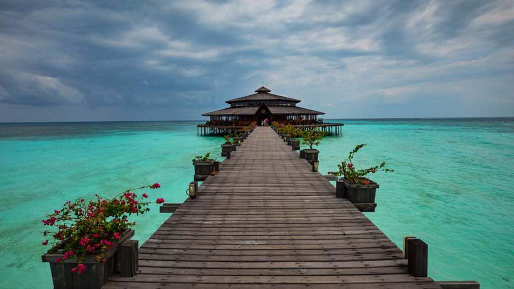 Lankayan Island Resort Sulu Sea from Sandakan Sabah Malaysia